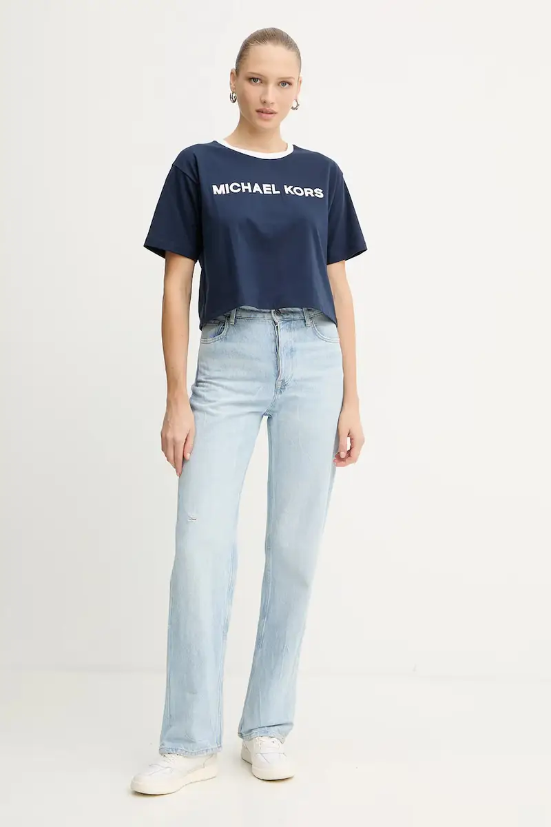 MICHAEL Michael Kors T-shirt Donna Blu 3595022 miniatura 2