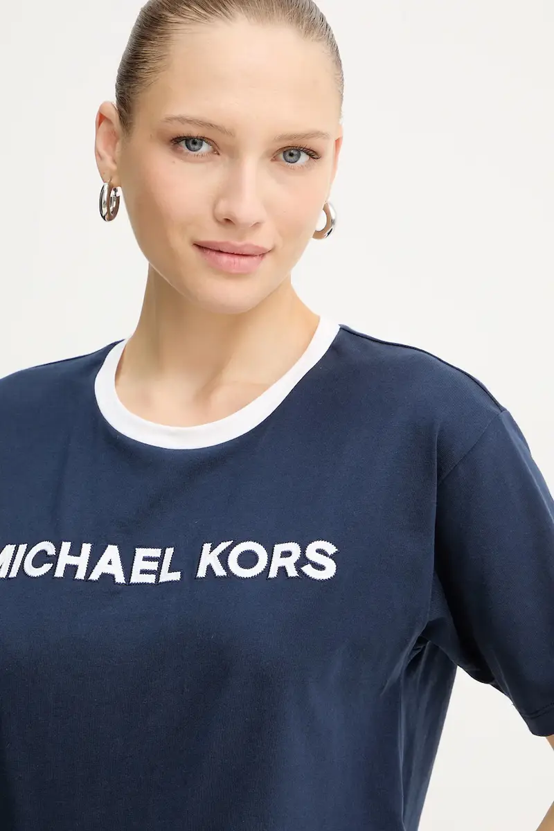 MICHAEL Michael Kors T-shirt Donna Blu 3595022 miniatura 4