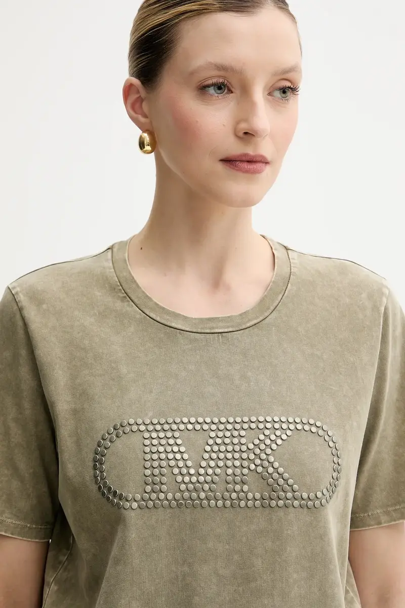 MICHAEL Michael Kors T-shirt Donna Verde 3349685 miniatura 4