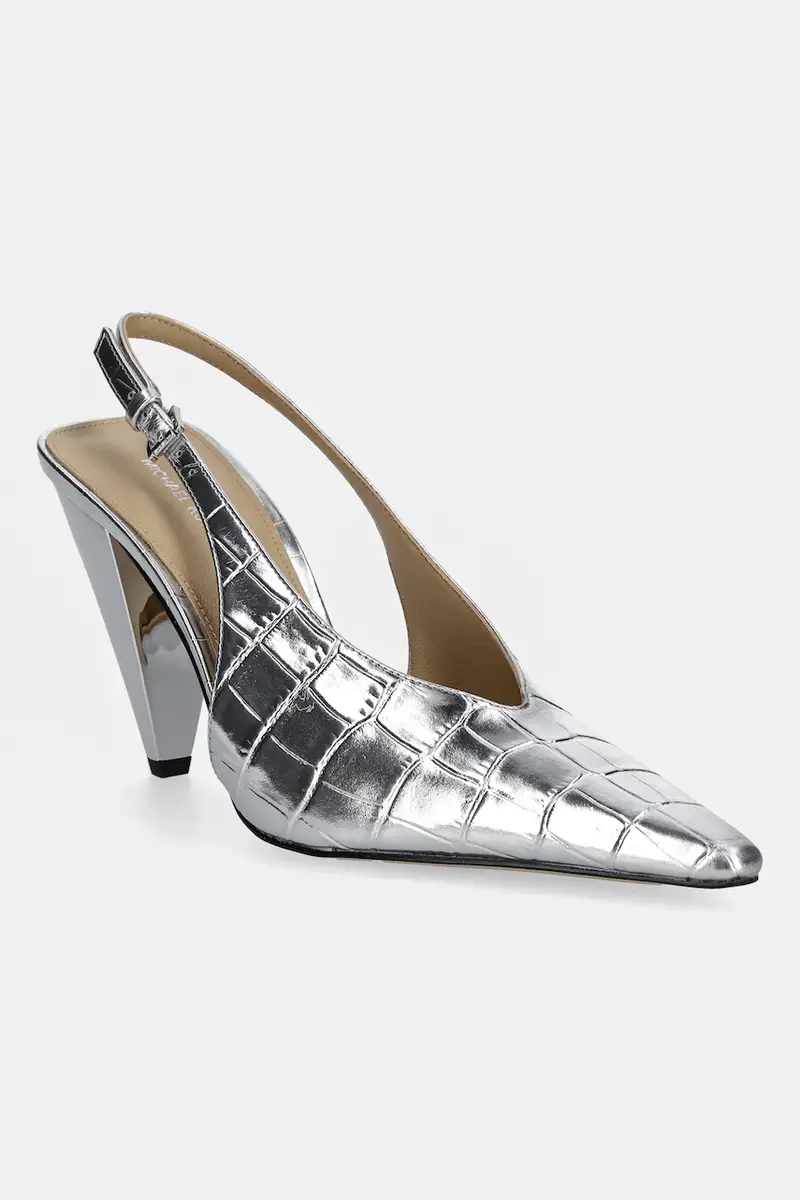 tacchi in pelle Electra colore argento 40F5ELHP1M.040