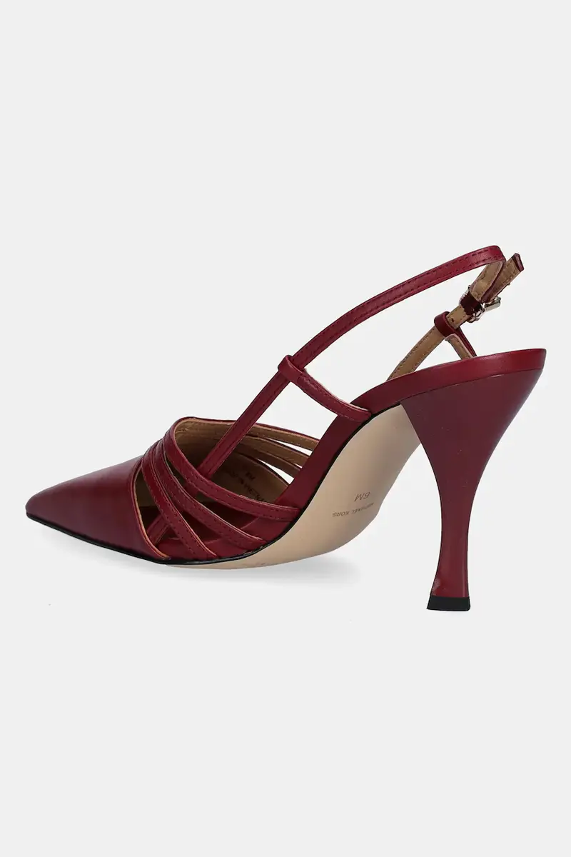 tacchi in pelle Haisley colore granata 40T5HSHP1L.691 miniatura 3