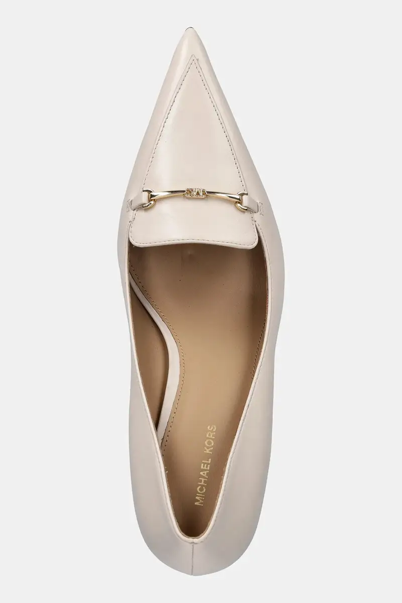 tacchi in pelle Lena colore beige 40T5LEMP1L.289 miniatura 4