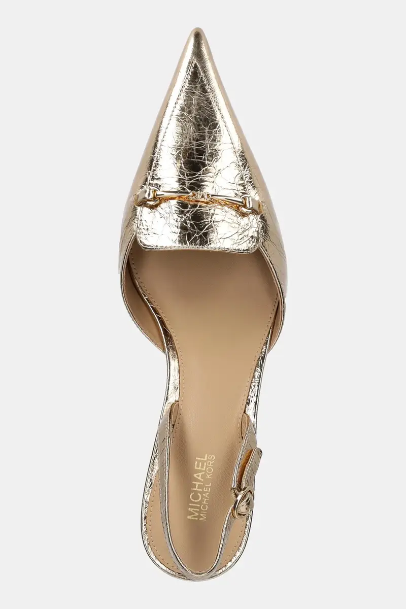 tacchi in pelle Lena colore oro 40R5LEMP1M.740 miniatura 4