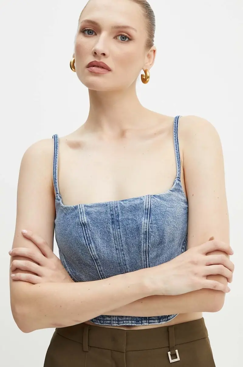 top jeans colore blu MT440OFEB1 miniatura 4