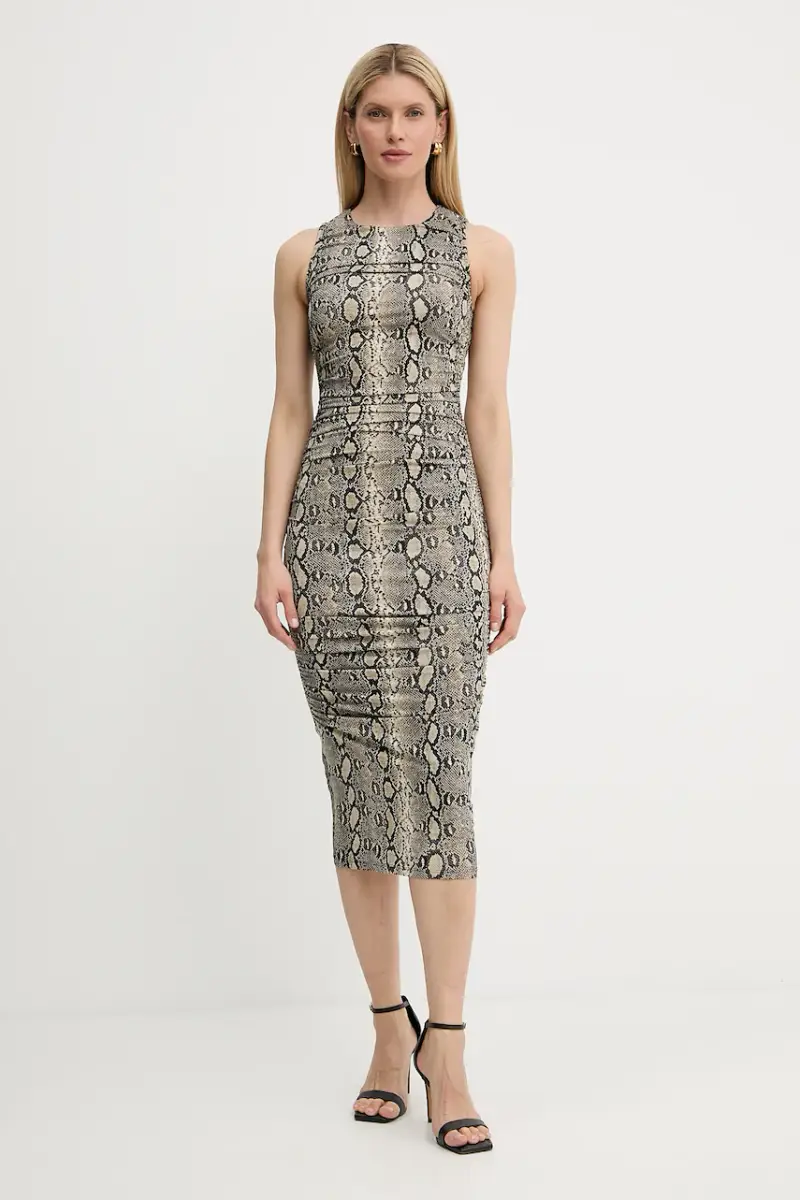 vestito colore beige MT58319HMC miniatura 2