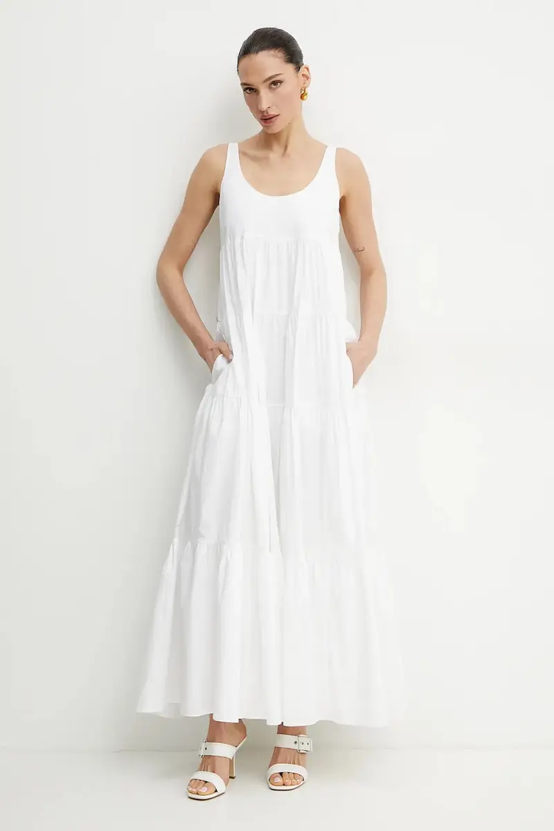 vestito colore bianco MS582WLF4C