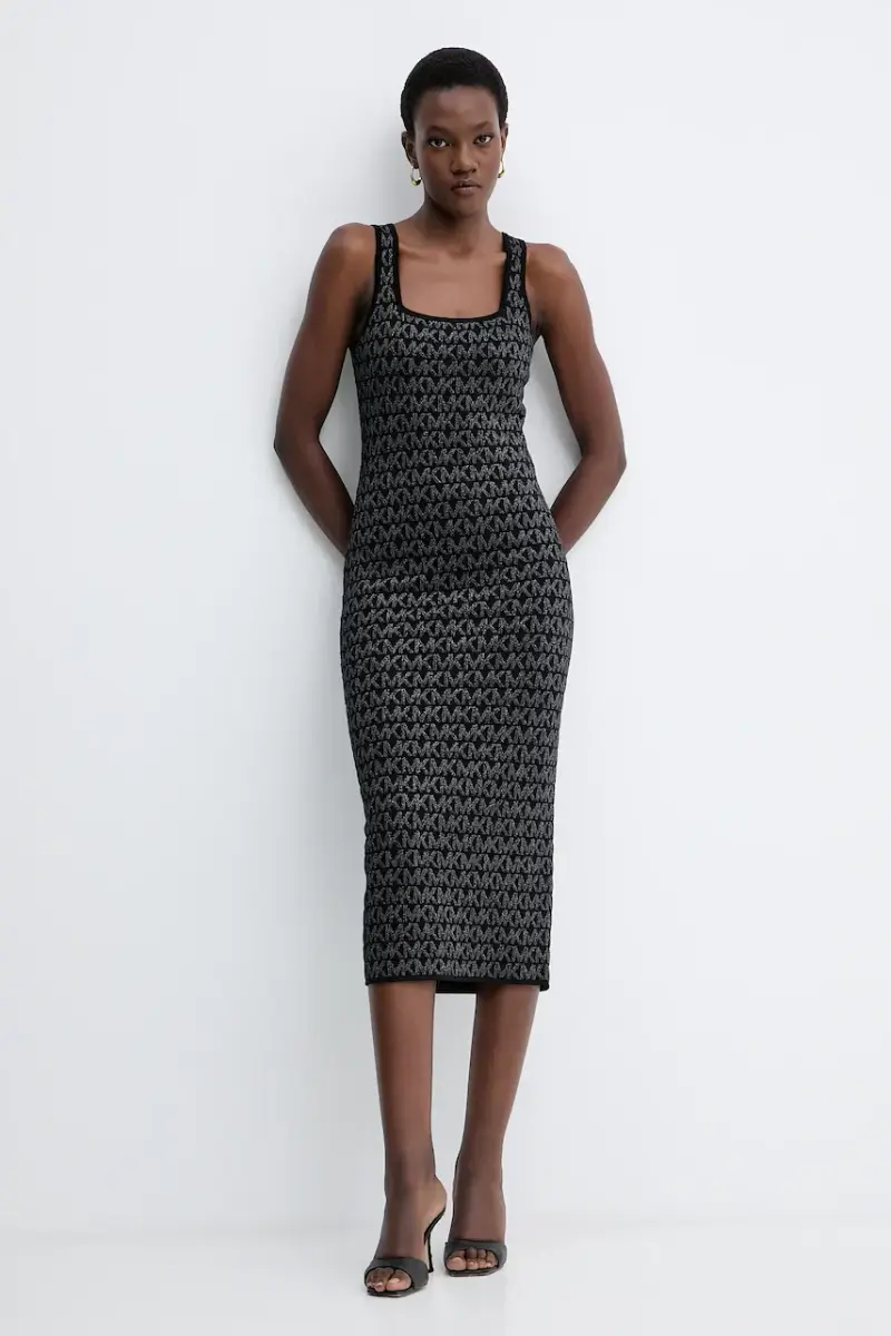 vestito colore nero MF5838CK0K miniatura 2