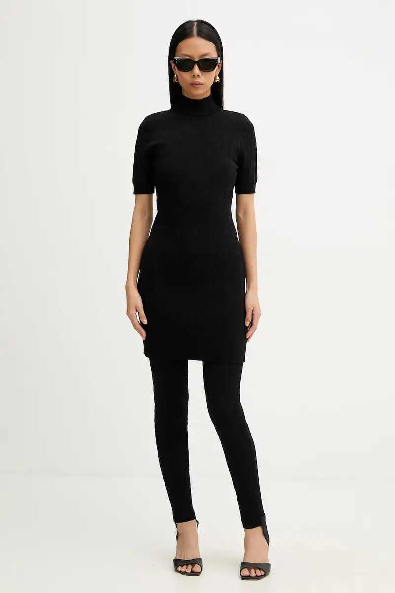 vestito colore nero MF58393JWV miniatura 2