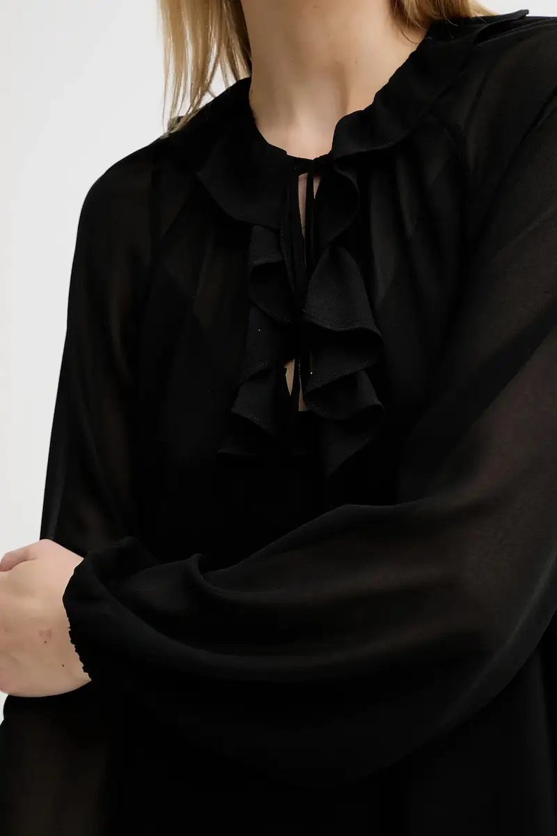 vestito colore nero MT581DQ7R3 miniatura 5