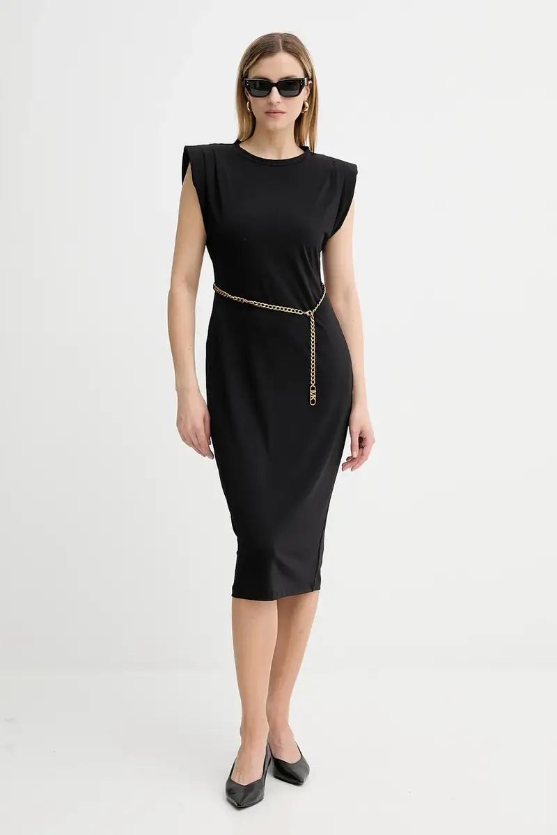 vestito colore nero MT5831SH6J miniatura 2