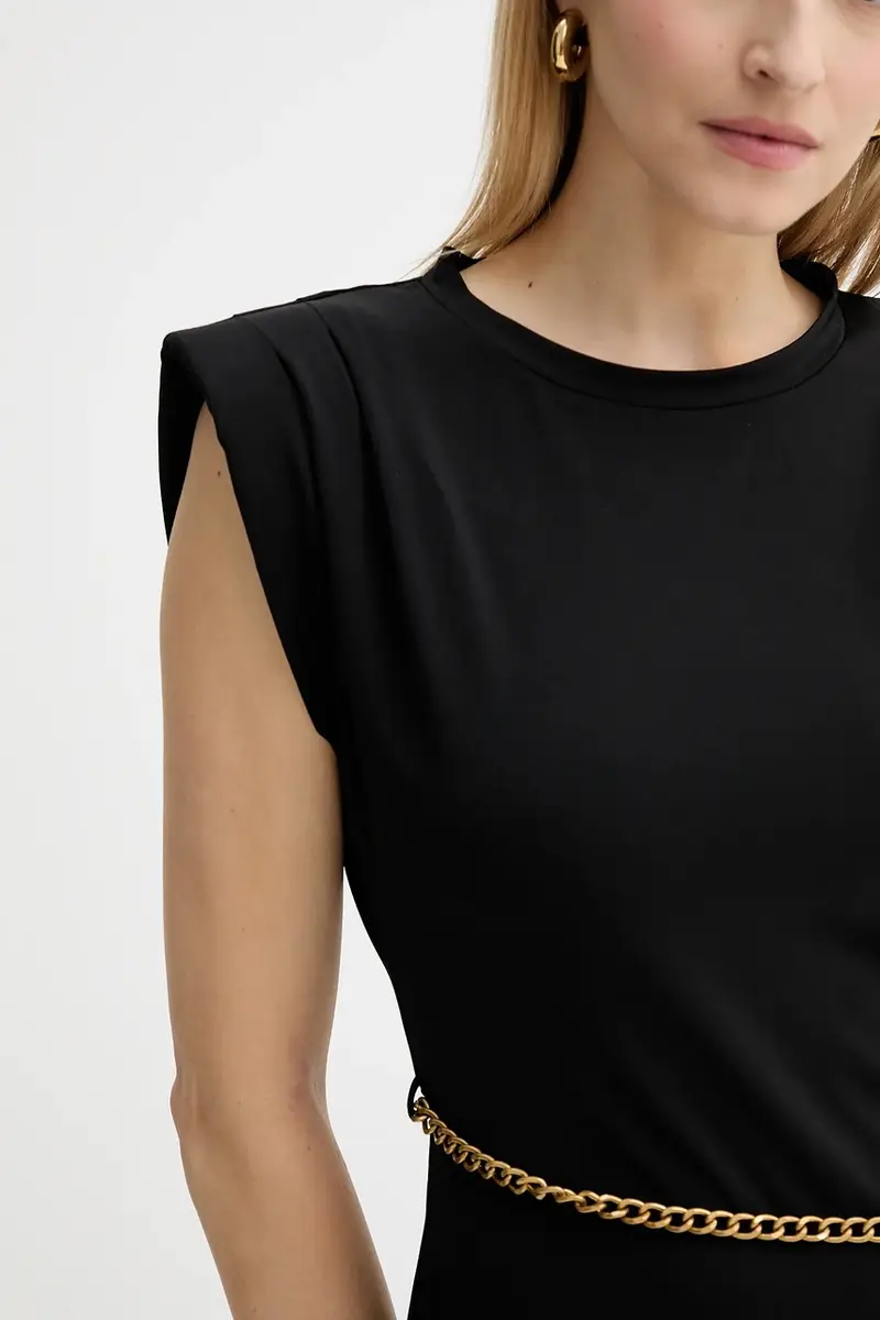 vestito colore nero MT5831SH6J miniatura 5