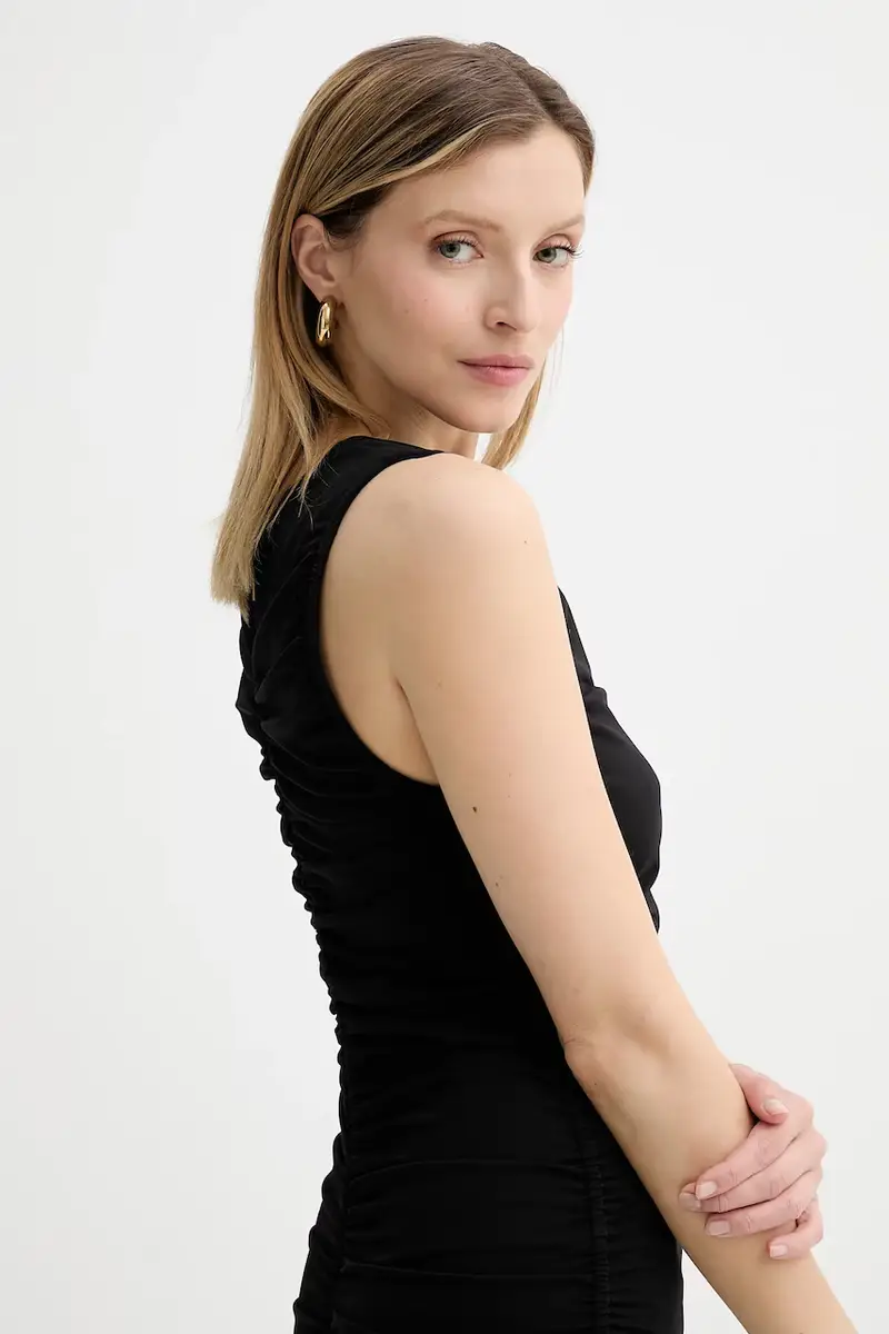 vestito colore nero MT58349H6J miniatura 5