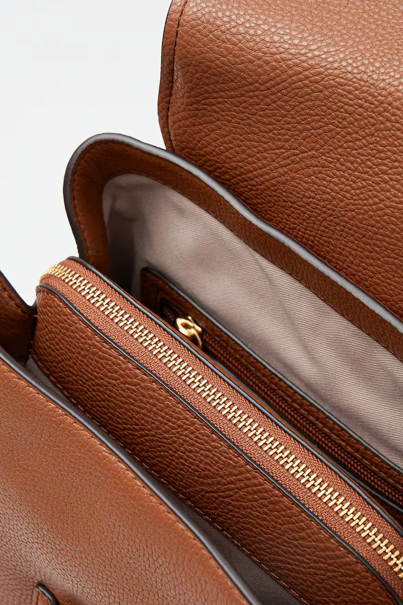 zaino in pelle QUINN donna colore marrone 30T5GQNB2L miniatura 5