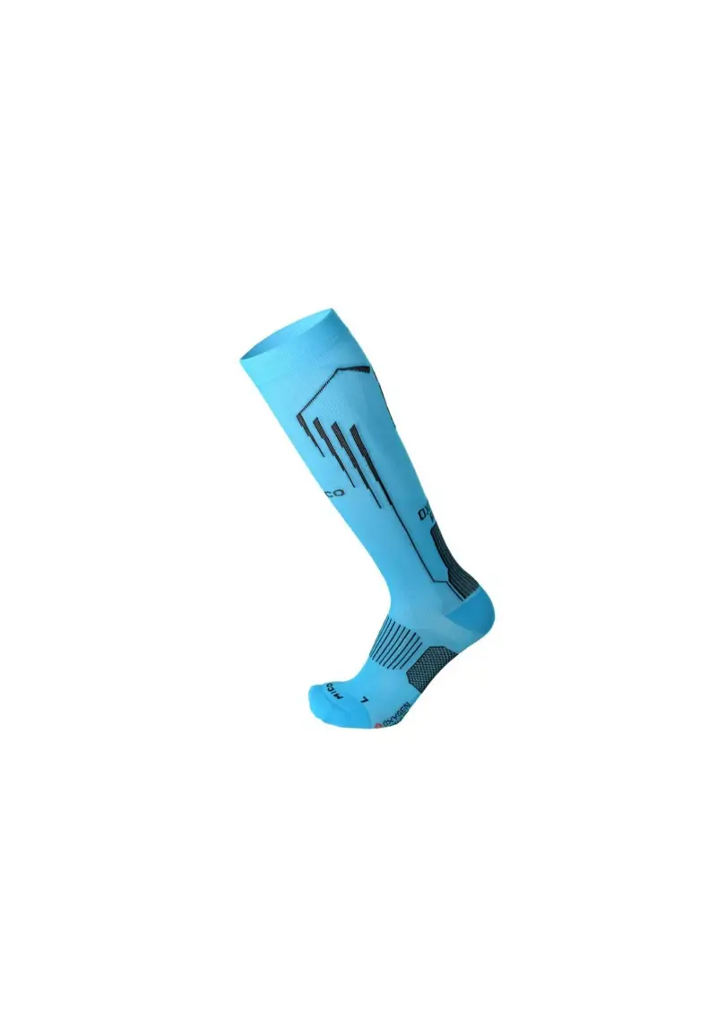 CALZA RUN LUNGA COMPRESSION OXIJET - S / Azzurro