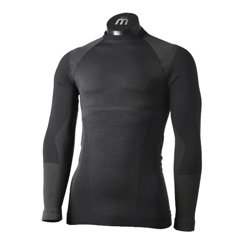 MAGLIA MANICA LUNGA WARM CONTROL SKINTECH Nero