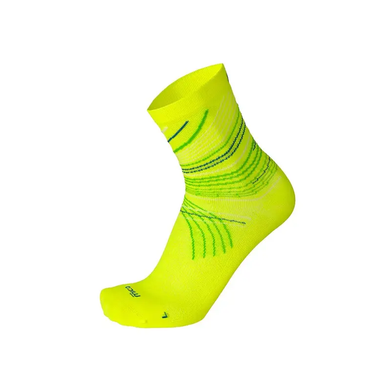 Calze Running Med Light Extra Dry Giallo Fluo XL