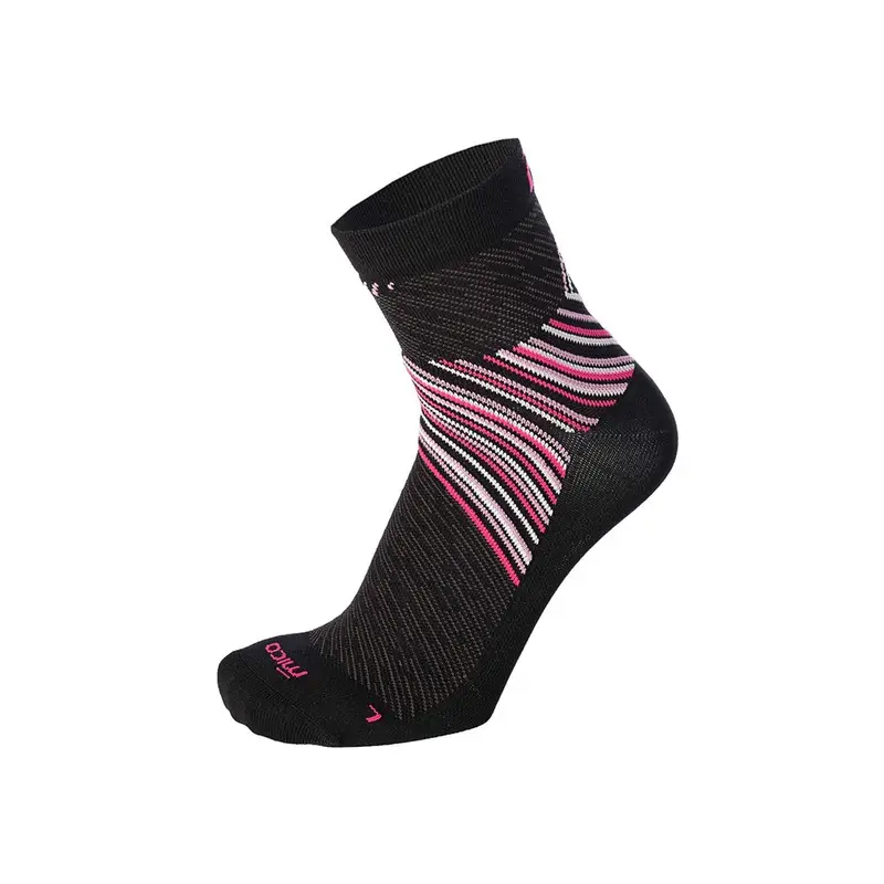 Calze Running Med Light Extra Dry Nero Rosa S