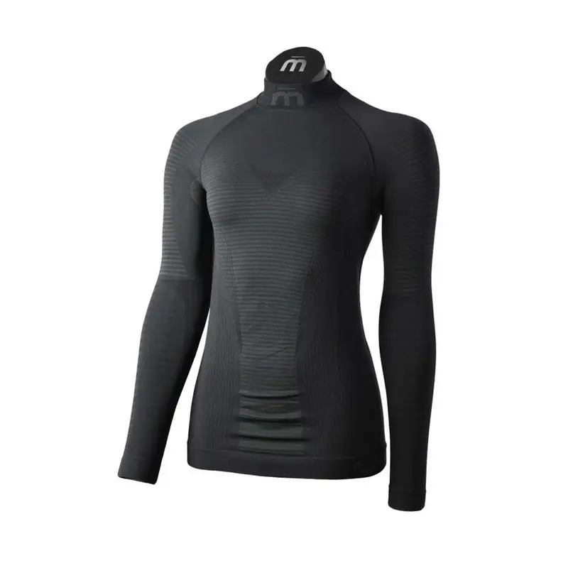 Maglia Trekking Lupetto Warm Control Nero Donna I