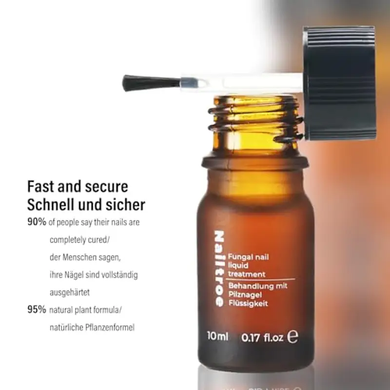 Micosi Unghie Piede Trattamento Nailtroe Fungal Nail Liquid, Antimicotico Professionale per Onicomicosi, Rinforzante Unghie, Elimina Funghi, Azione Rapida, 10ml miniatura 2