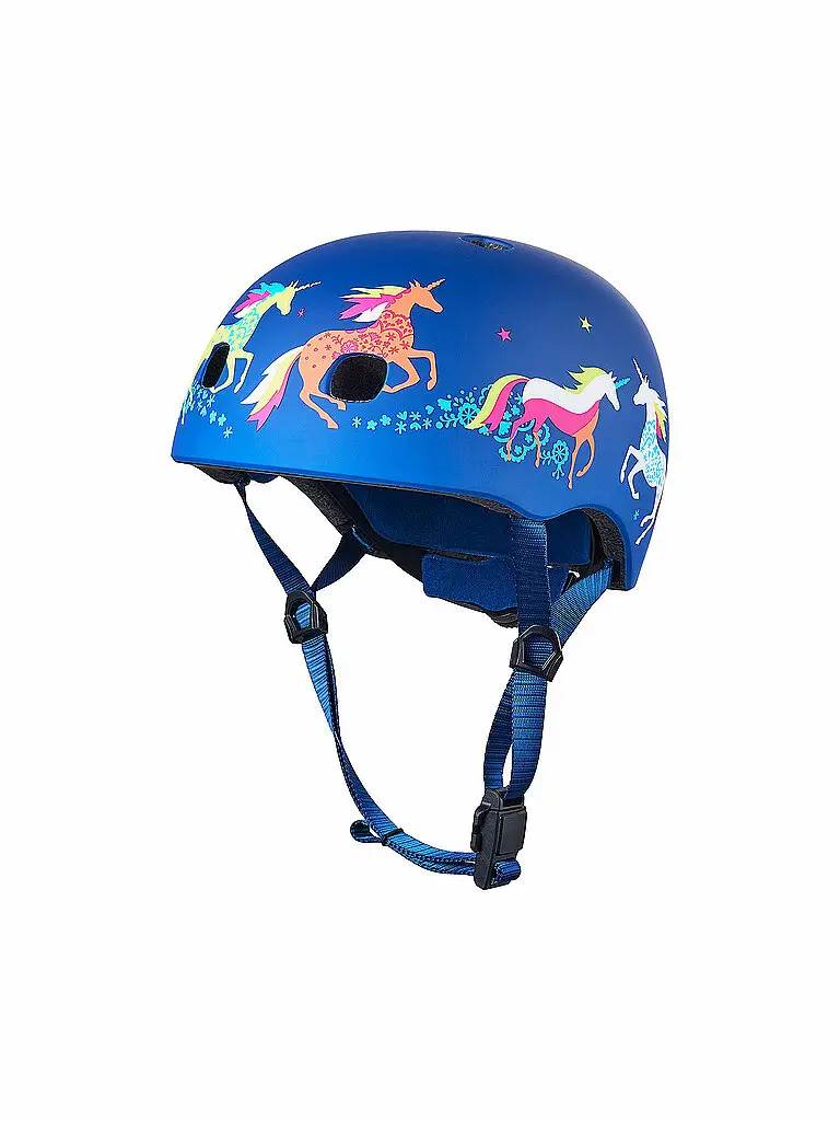 Casco da scooter per bambini Unicorno blu | 48-53CM