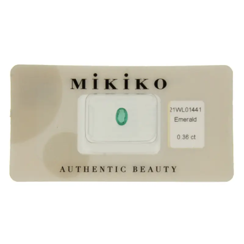 Mikiko Smeraldo Blister Certificato 21WL01441