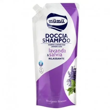 Mil Mil Doccia Shampoo Lavanda & Salvia Flaconbusta 750Ml