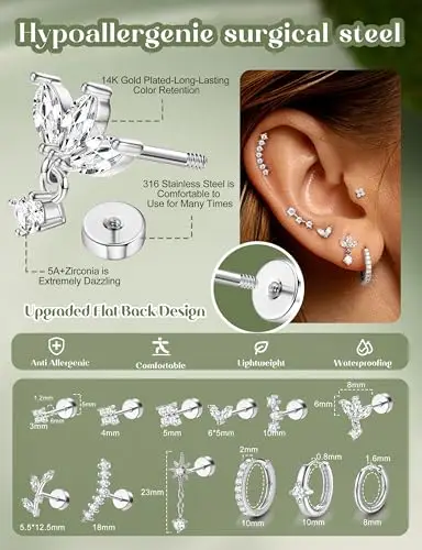 Milacolato Orecchini Donna Argento 3432054 miniatura 2