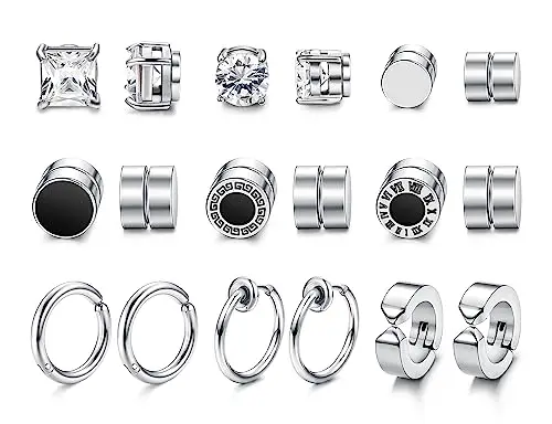 Milacolato Orecchini Uomo Nero 2526079