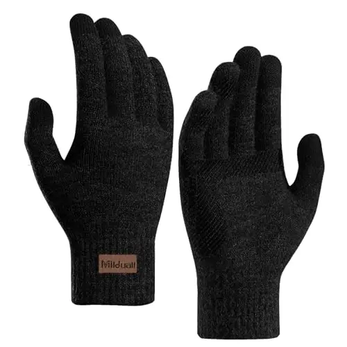 Milduall Guanti Uomo Nero 3724351