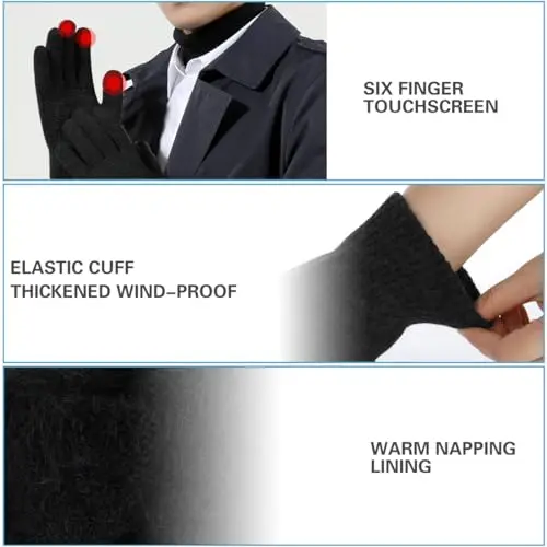 Milduall Guanti Uomo Multicolore 3724351 miniatura 3