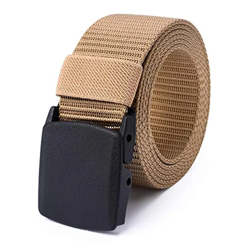 Mile High Life Title Cintura Nylon | Fibbia Militare | Regolabile Fino a 132 cm | Larghezza 3,81cm | Plastica Sicura TSA