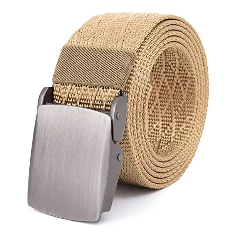 Mile High Life Title Cintura Nylon | Fibbia Militare | Regolabile Fino a 132 cm | Larghezza 3,81cm | Plastica Sicura TSA