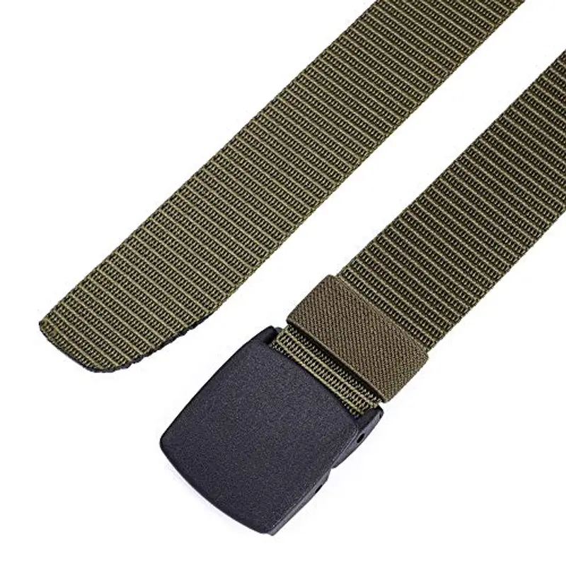 Mile High Life Title Cintura Nylon | Fibbia Militare | Regolabile Fino a 132 cm | Larghezza 3, 81cm | Plastica Sicura TSA miniatura 3