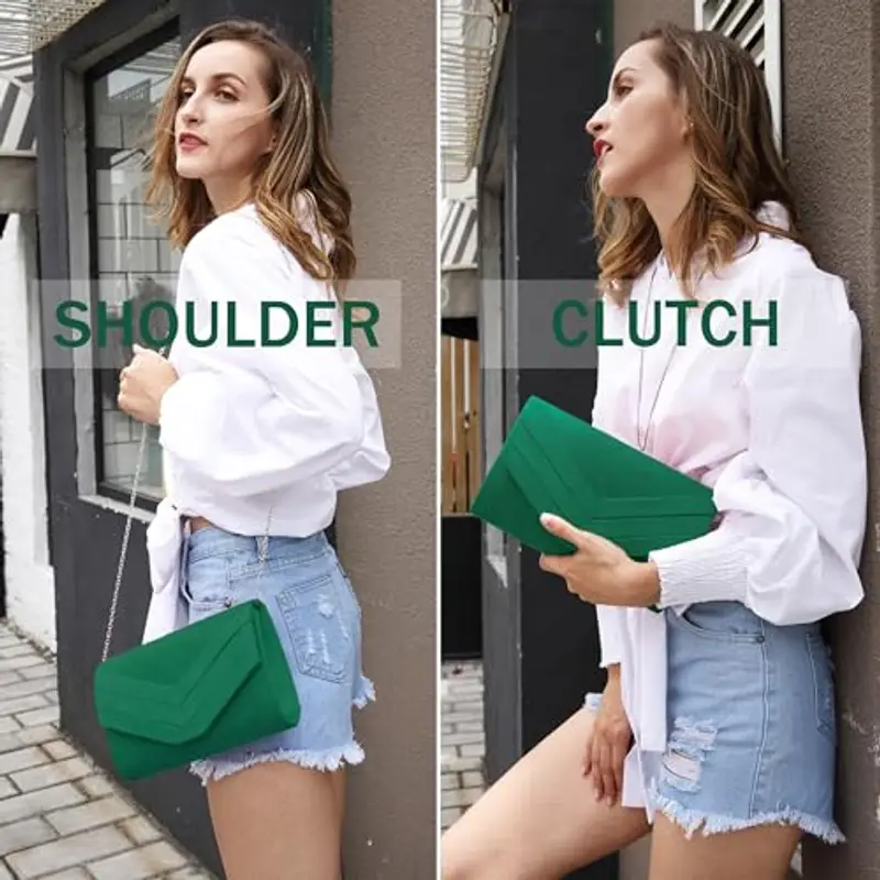 Milisente Pochette Donna Verde 2167192 miniatura 2