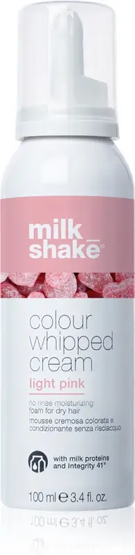 Colour Whipped crema mousse colorata per tutti i tipi di capelli rosa chiaro 100 ml