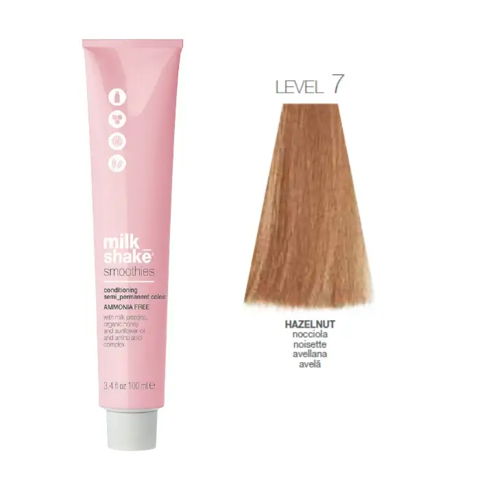 Milk_Shake Smoothies Colore Semi Permanente Nocciola Livello 7 100ml