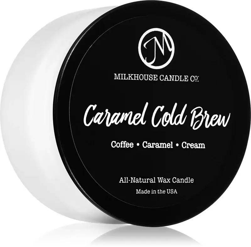 . Creamery Caramel Cold Brew candela profumata Sampler Tin 42 g