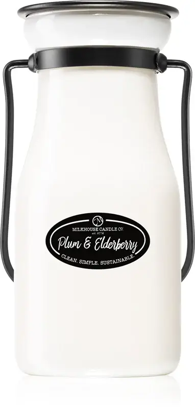 . Creamery Plums & Elderberry candela profumata Milkbottle 227 g
