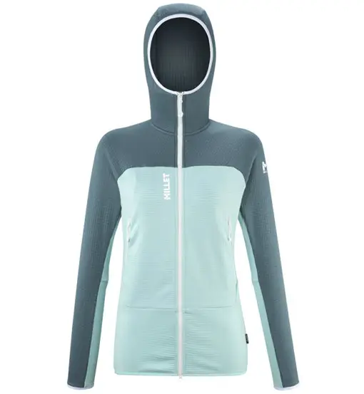 Fusion Grid - felpa in pile - donna Blue