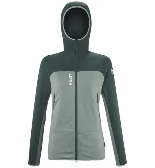 Fusion Grid - felpa in pile - donna Green