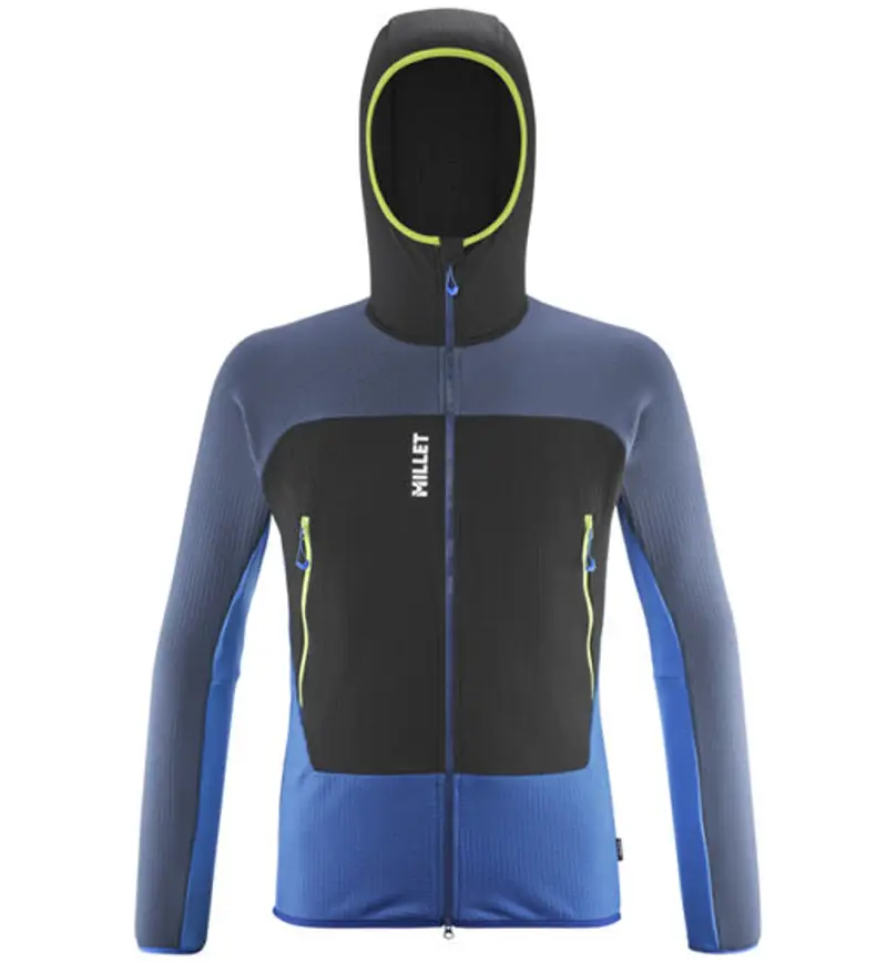 Fusion Grid - felpa in pile - uomo Dark Blue