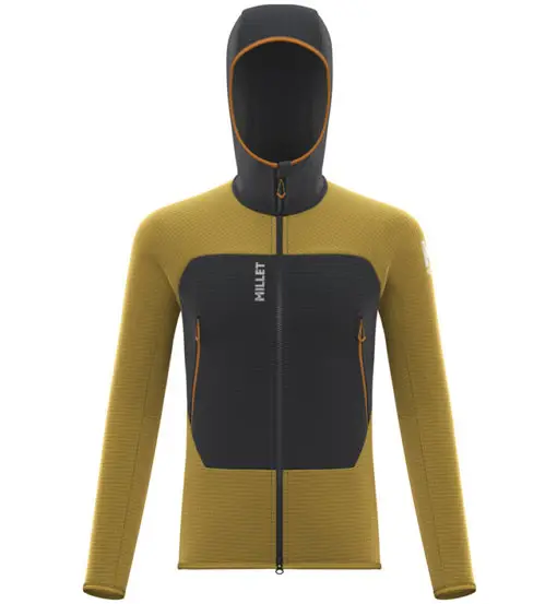 Fusion Grid - felpa in pile - uomo Yellow