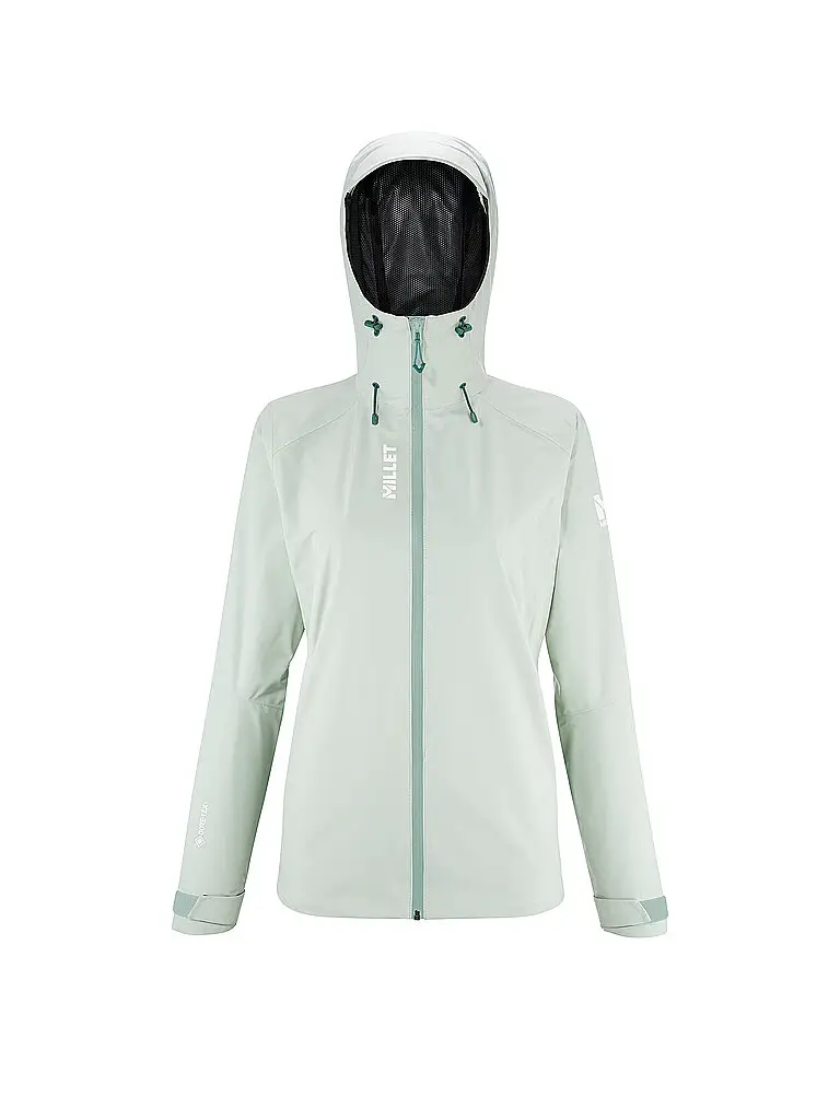 Giacca da trekking da donna SENECA GORE-TEX 2L Hoodie verde chiaro | S