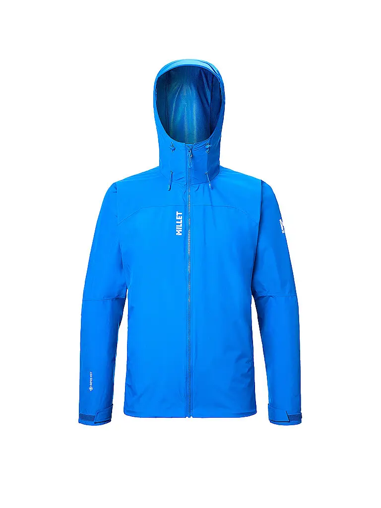 Giacca da trekking da uomo SENECA GORE-TEX 2L con cappuccio blu | S