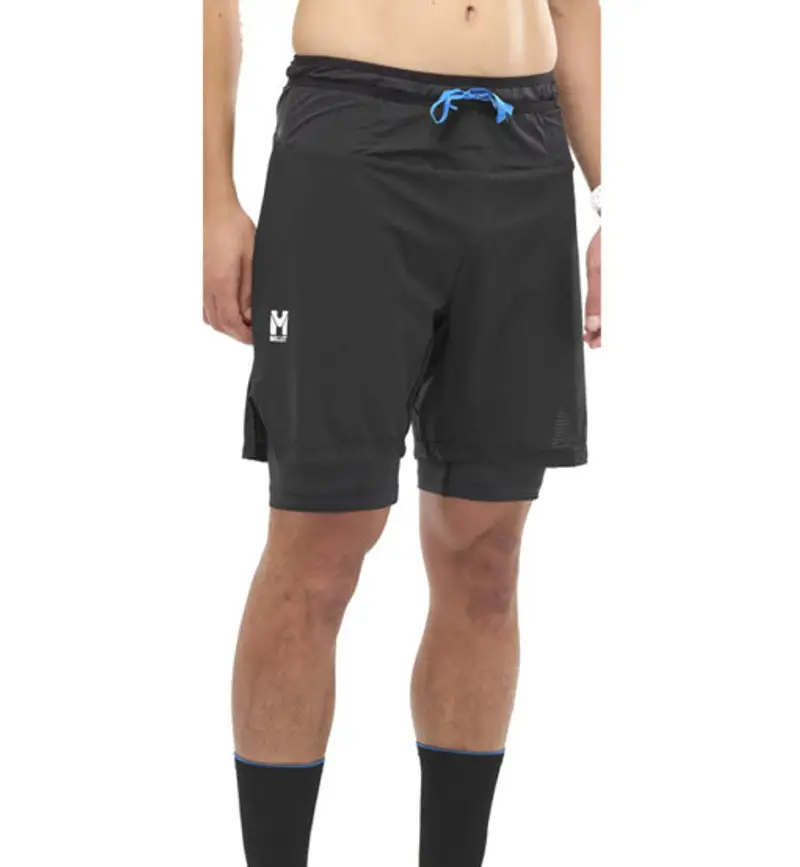 Intense 2in1 M - pantaloni corti trail running - uomo Black