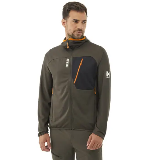 Lokka Hoodie III M - felpa in pile con cappuccio - uomo Green