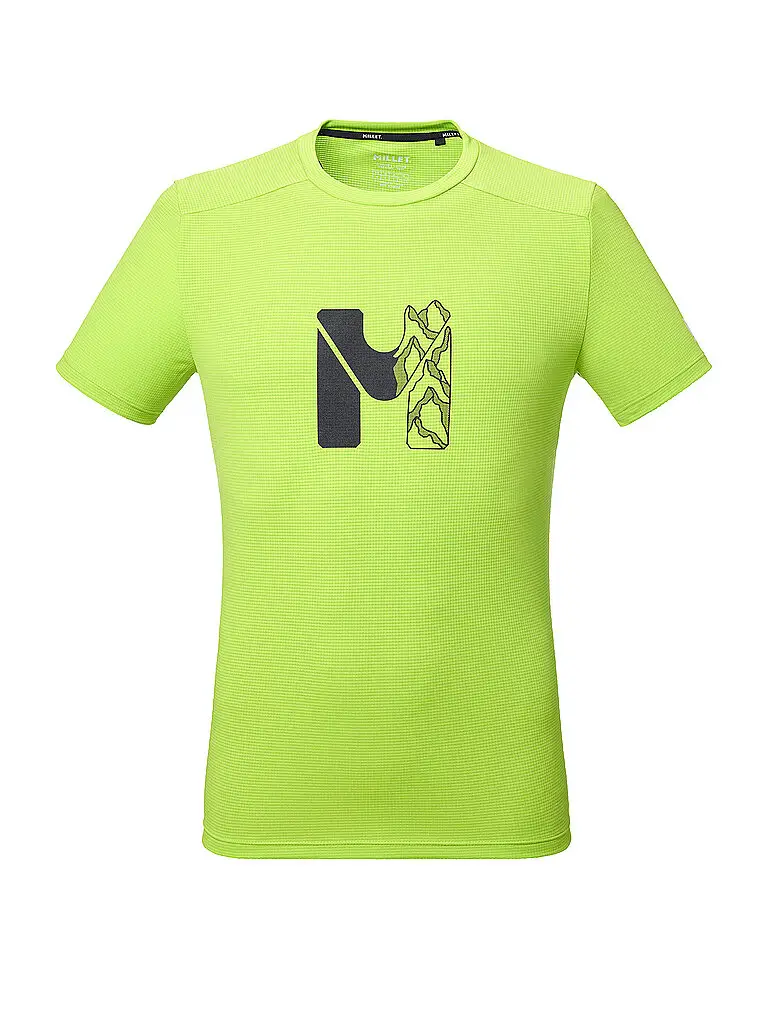 Maglietta funzionale da uomo Kamet Map verde | M