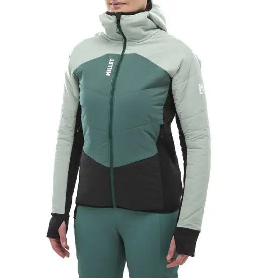 White Primaloft Hoodie W - giacca in Primaloft - donna Green