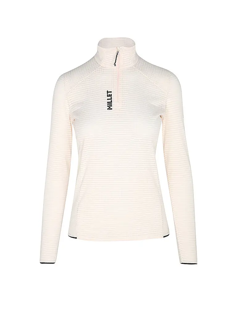Zipshirt da donna Intense Fleece per escursioni crema | S