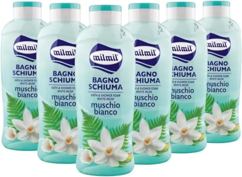 Milmil Bagno Doccia Aloha Aloha, Fragranza Intensa con Antibatterico Naturale, Dermatologicamente Testato PH Fisiologico - 1000 ML